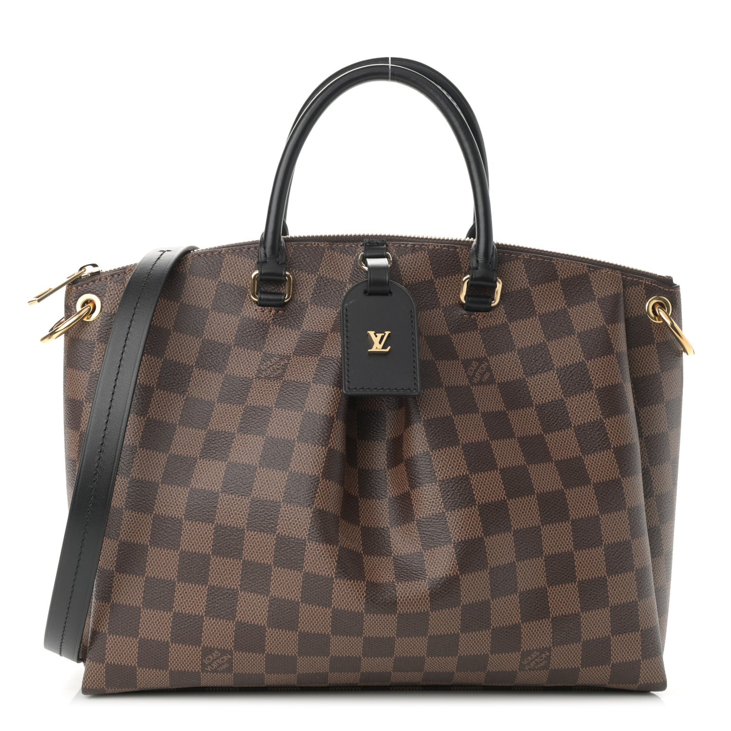 Damier Ebene Odeon Tote MM Black
