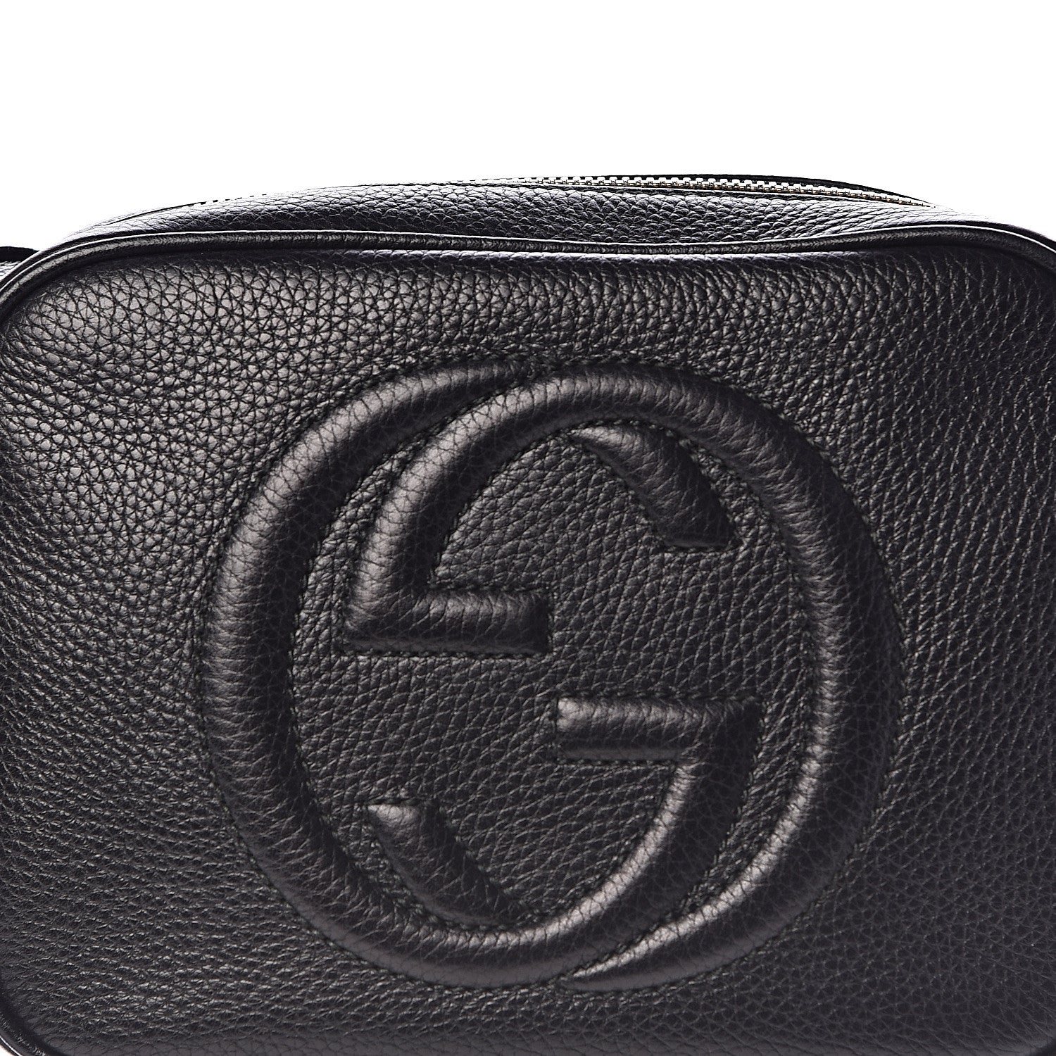 Gucci Pebbled Calfskin Small Soho Disco Bag Black 8 of 10