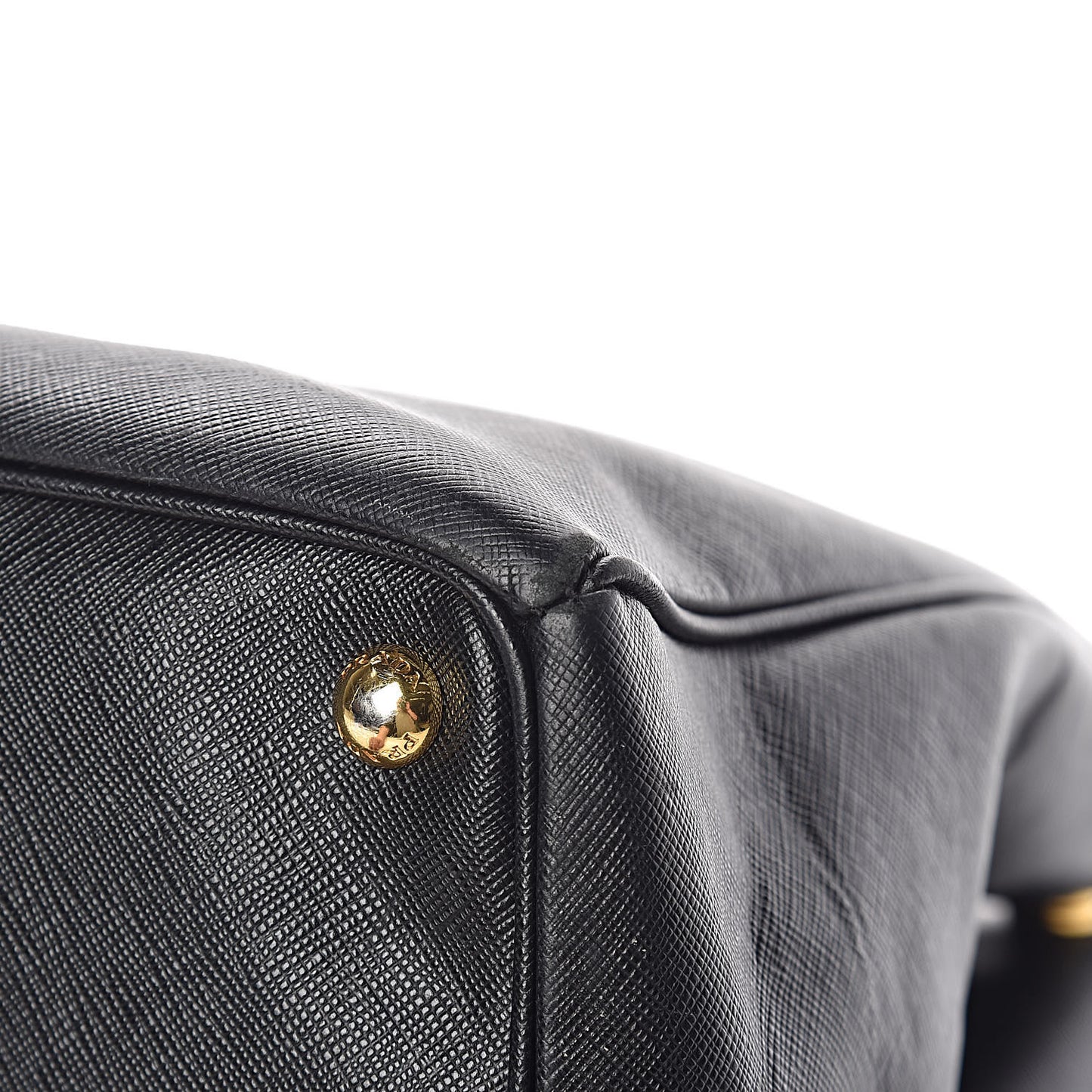 Saffiano Lux Extra Large Galleria Double Zip Tote Black