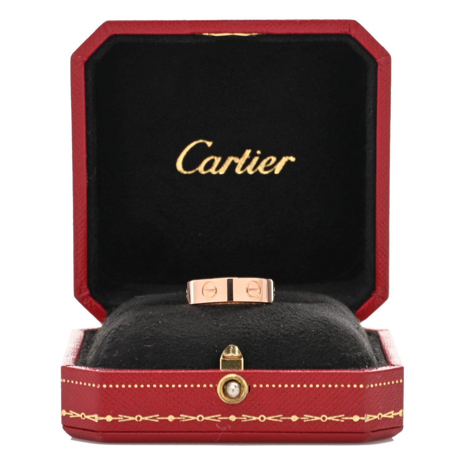 Cartier 18K Pink Gold 5.5mm LOVE Ring 54 6.75 5 of 5