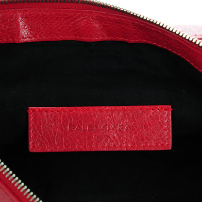 Balenciaga Agneau Arena Classic Hardware Medium Clip Rouge Grenade 6 of 7