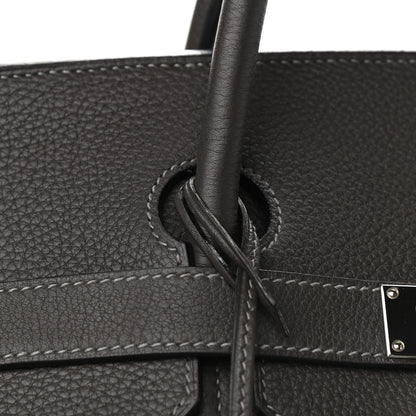 Hermes Togo Travel Birkin 50 Graphite 10 of 10