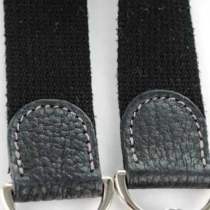Hermes Toile Taurillon Clemence Shoulder Strap Black 4 of 8
