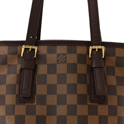 Louis Vuitton Damier Ebene Marais Bucket 23 7 of 13