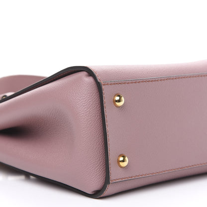 Burberry Soft Grain Calfskin Small Buckle Tote Dusty Pink 8 of 10