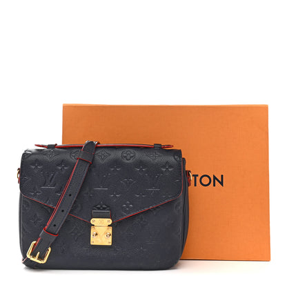 Louis Vuitton Empreinte Pochette Metis Marine Rouge 17 of 17