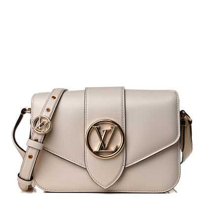 Louis Vuitton Smooth Calfskin LV Pont 9 Cream 1 of 14