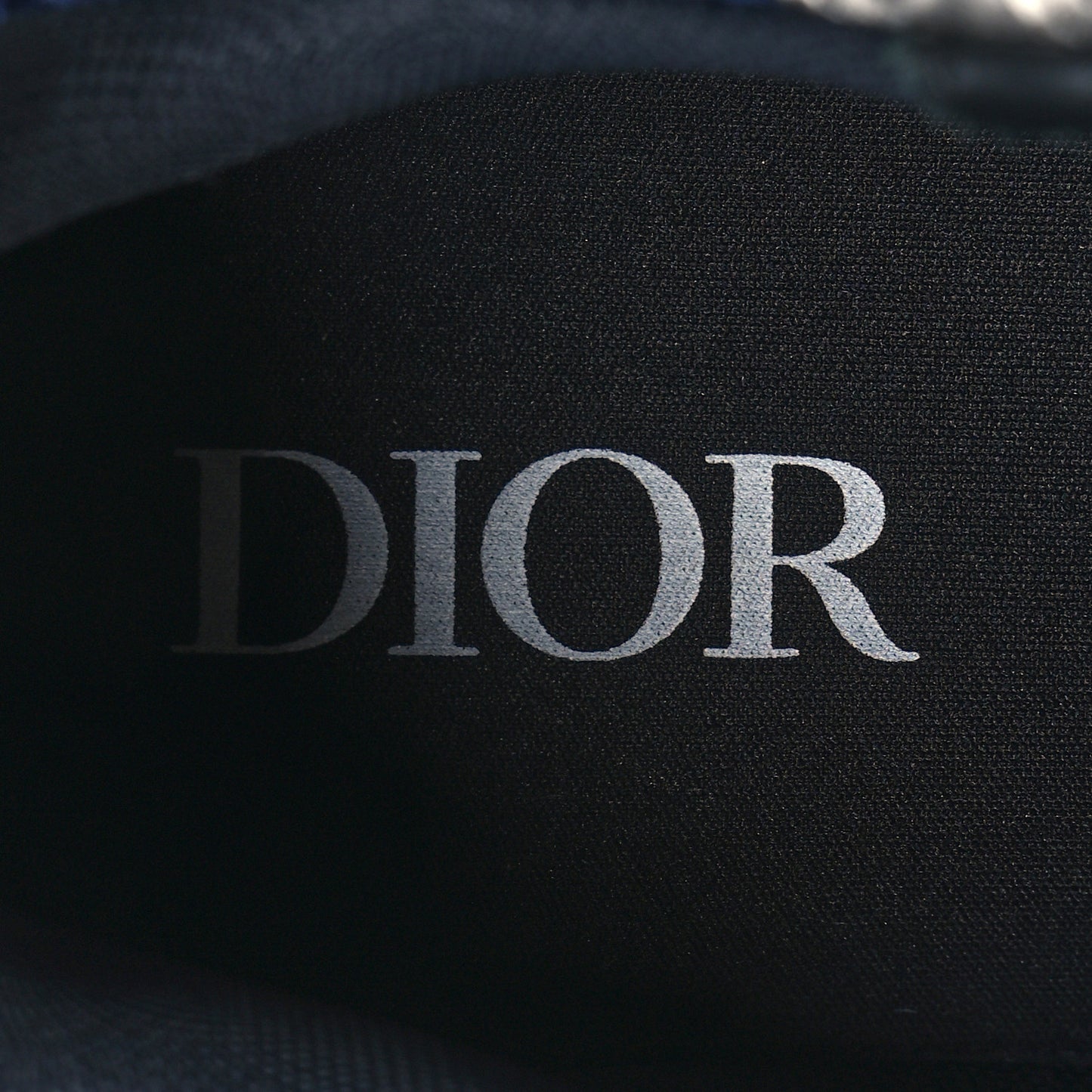 Technical Mesh Calfskin Mens B22 Sneakers 42 Silver Blue White