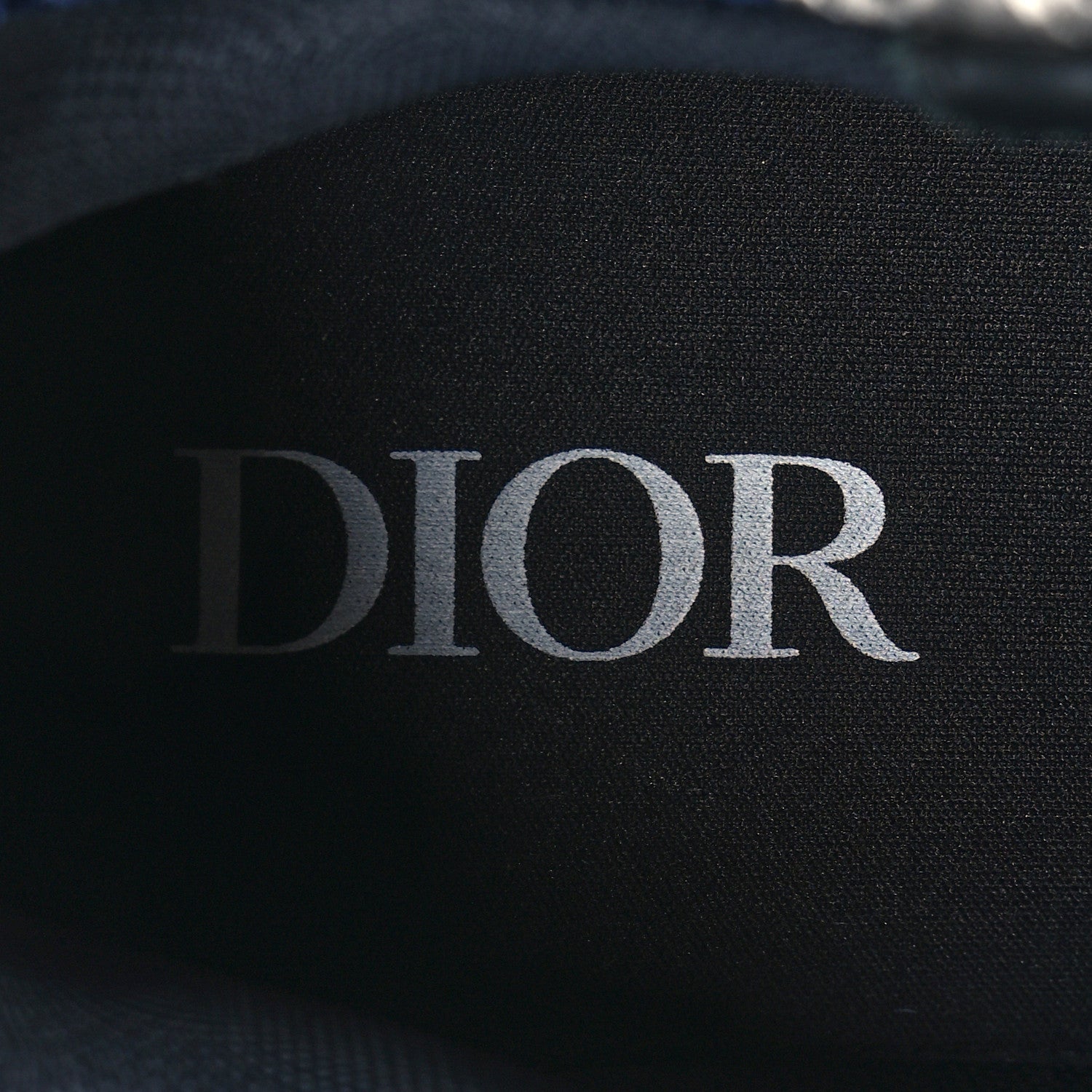 Christian Dior Technical Mesh Calfskin Mens B22 Sneakers 42 Silver Blue White 8 of 9