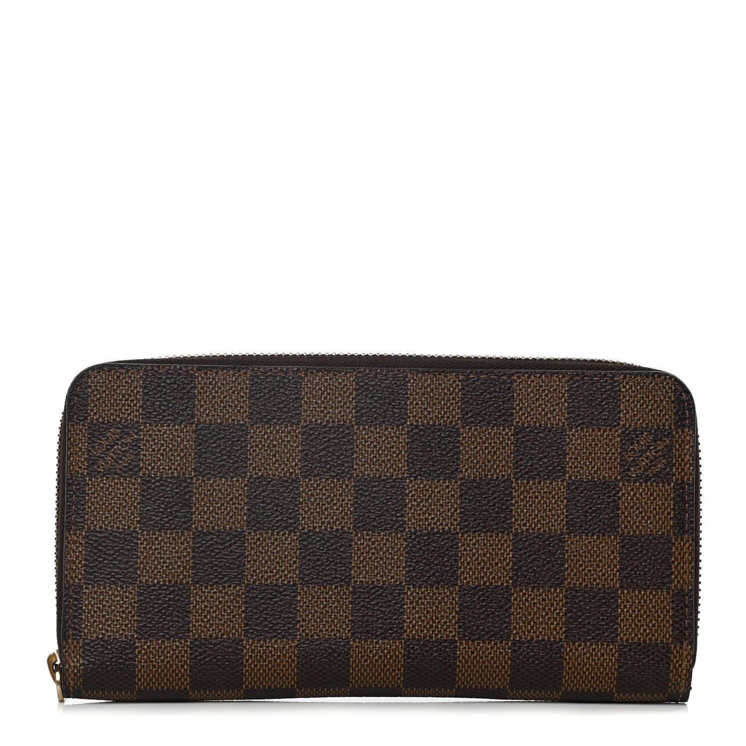 Louis Vuitton Damier Ebene Zippy Wallet Rose Ballerine 1 of 15