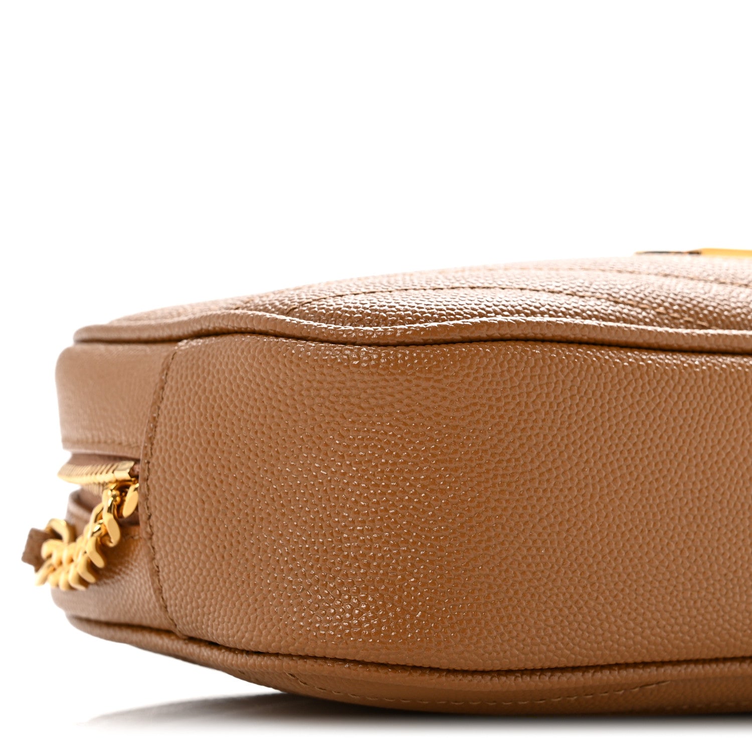 Saint Laurent Grain De Poudre Matelasse Monogram Mini Lou Camera Bag Dark Natural 9 of 12