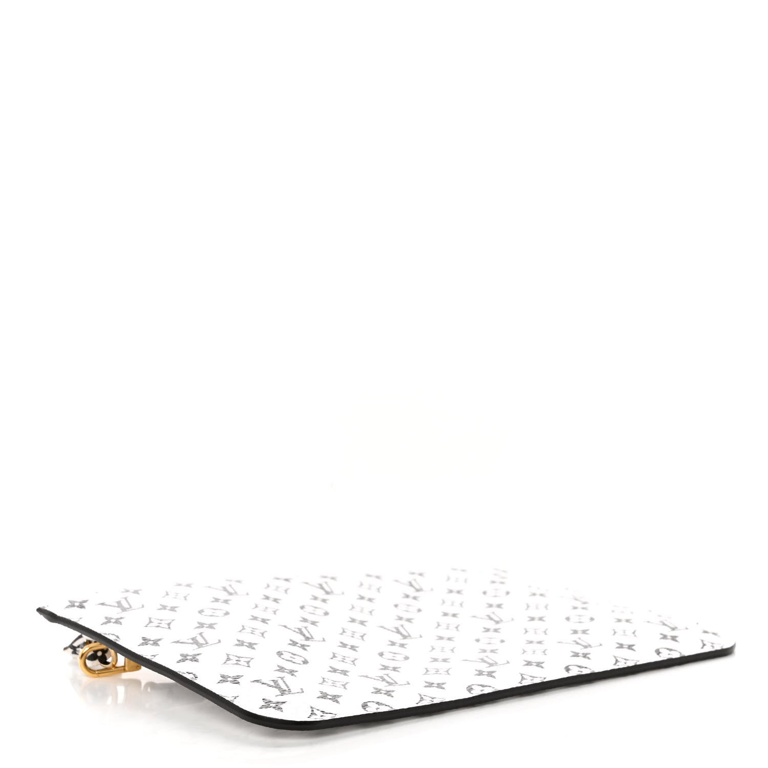 Louis Vuitton Monogram Giant Neverfull MM GM Pochette White 4 of 9