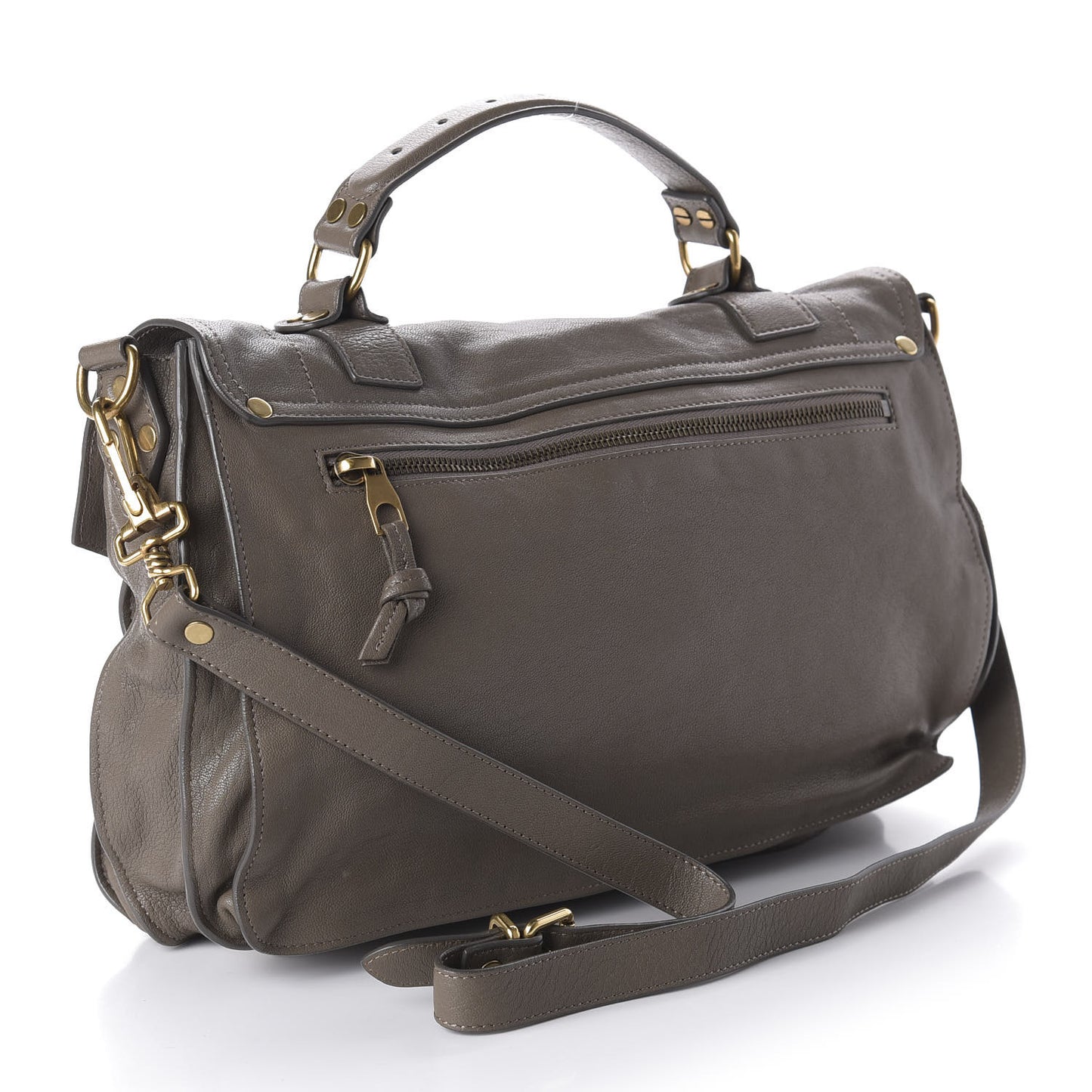 Lambskin Medium PS1 Satchel Smoke