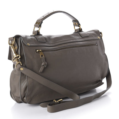 Proenza Schouler Lambskin Medium PS1 Satchel Smoke 3 of 9