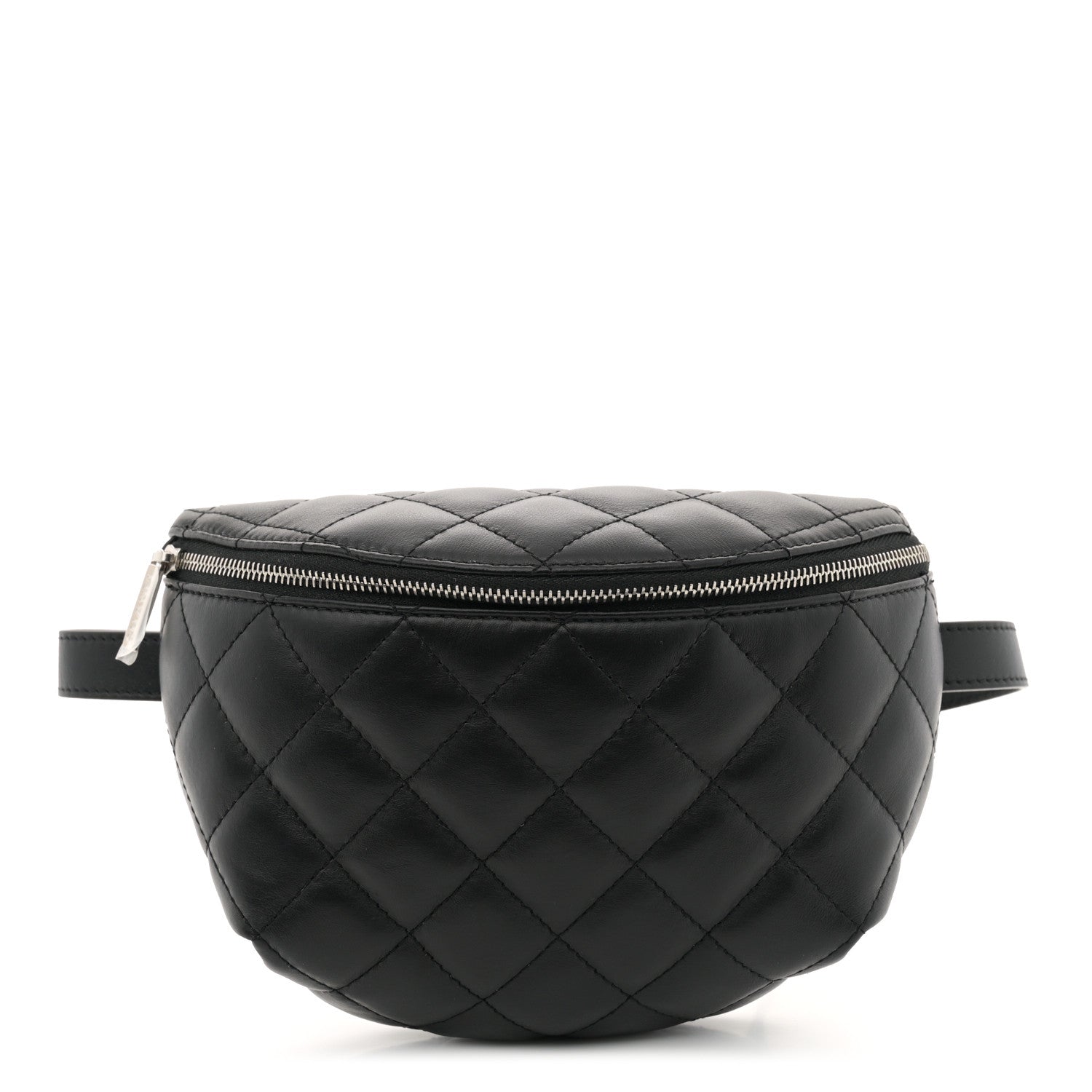 Chanel Calfskin Quilted Waist Belt Bag Black 1 of 10