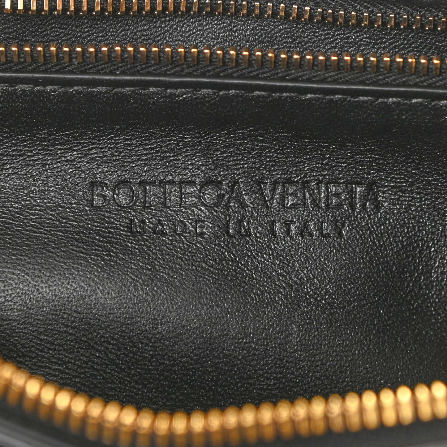 Lambskin Maxi Intrecciato Brick Cassette Bag Black