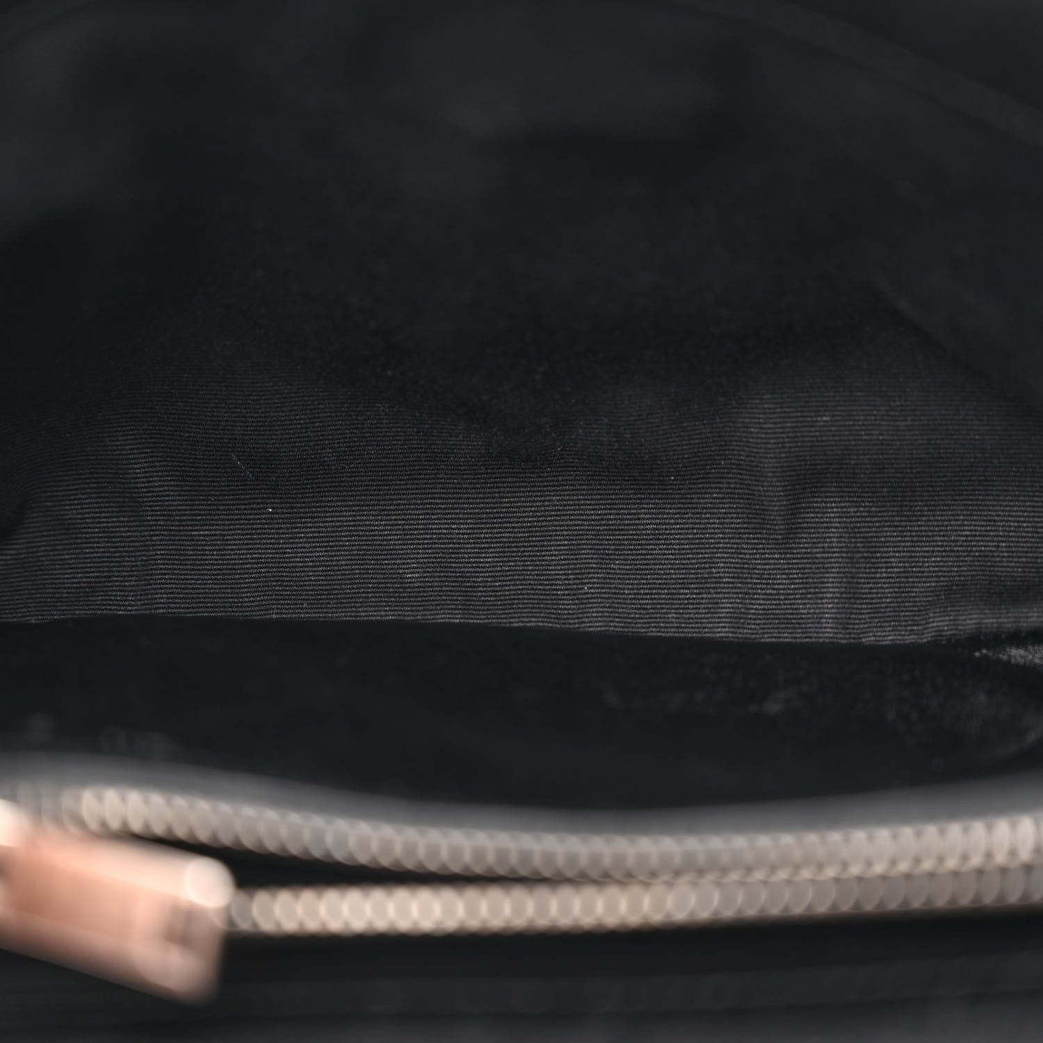 Saint Laurent Sheepskin Matelasse Chevron Monogram Medium College Bag Black 5 of 15