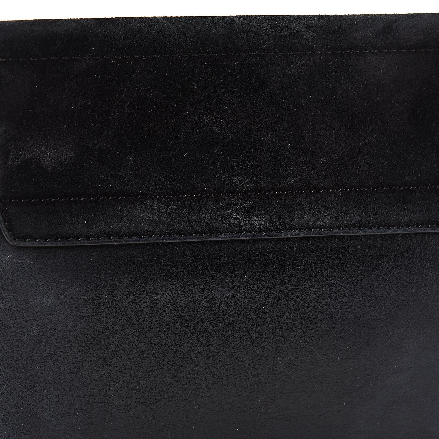 Suede Calfskin Medium Faye Shoulder Bag Black