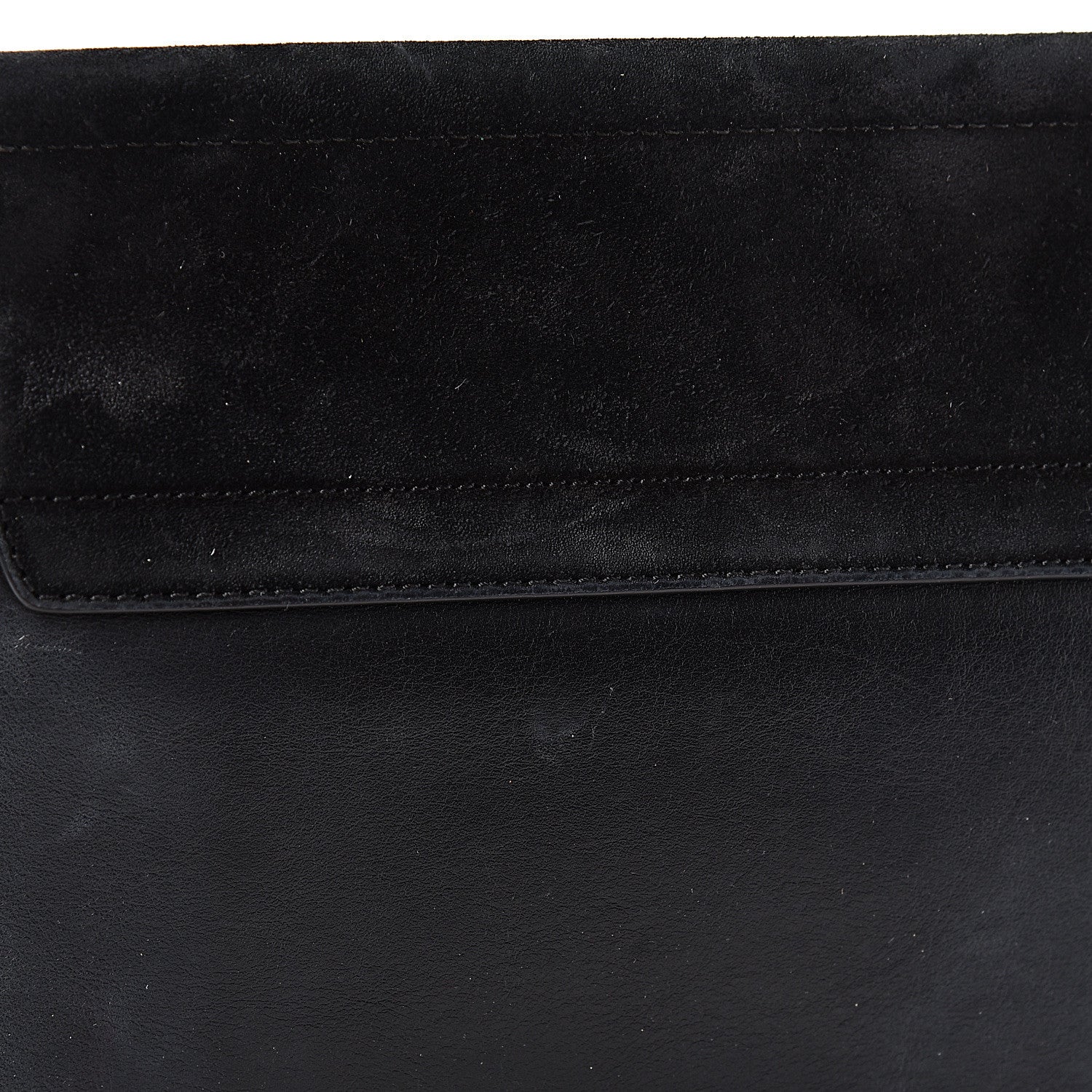Chloe Suede Calfskin Medium Faye Shoulder Bag Black 13 of 14
