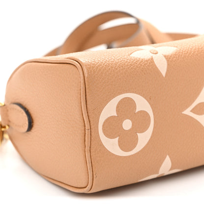Louis Vuitton Empreinte Monogram Giant Nano Speedy Arizona Crème 8 of 10