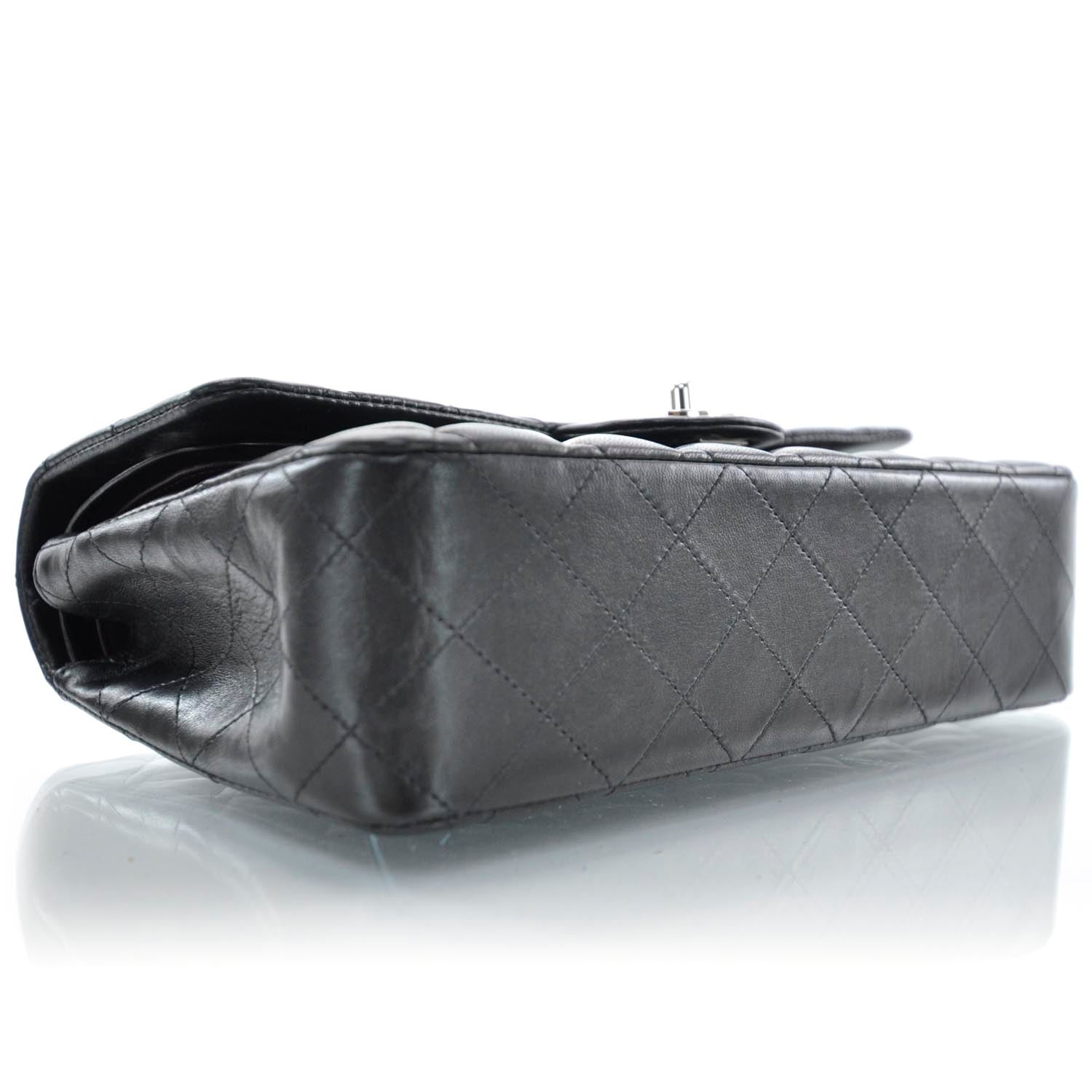 Chanel Lambskin Medium Double Flap Black 6 of 11