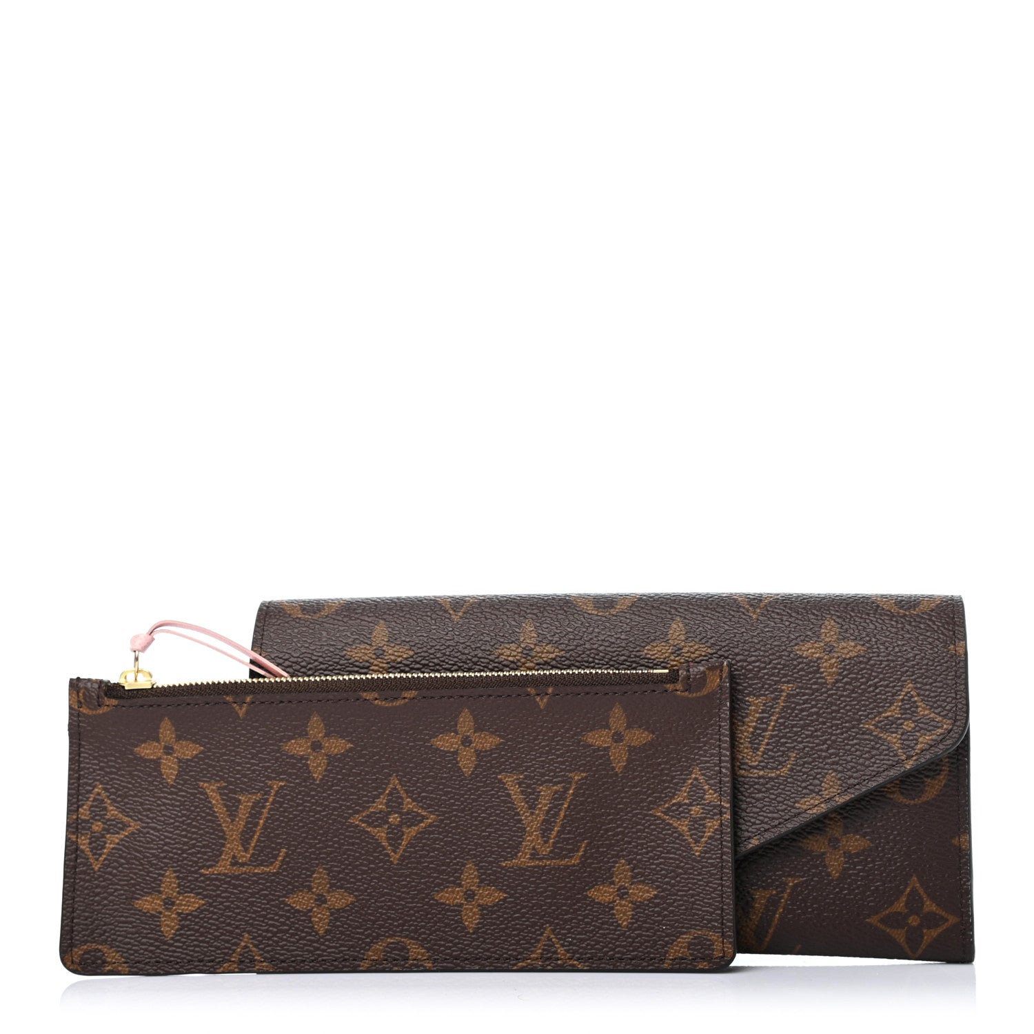 Louis Vuitton Monogram Josephine Wallet Rose Ballerine 1 of 6