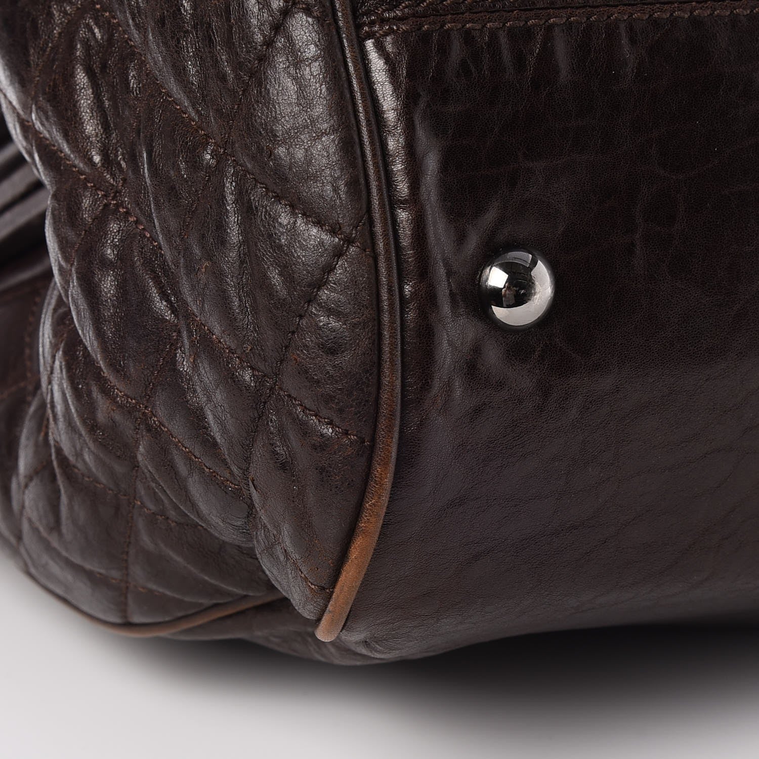 Chanel Calfskin Medium Perfect Day Tote Dark Brown 8 of 12