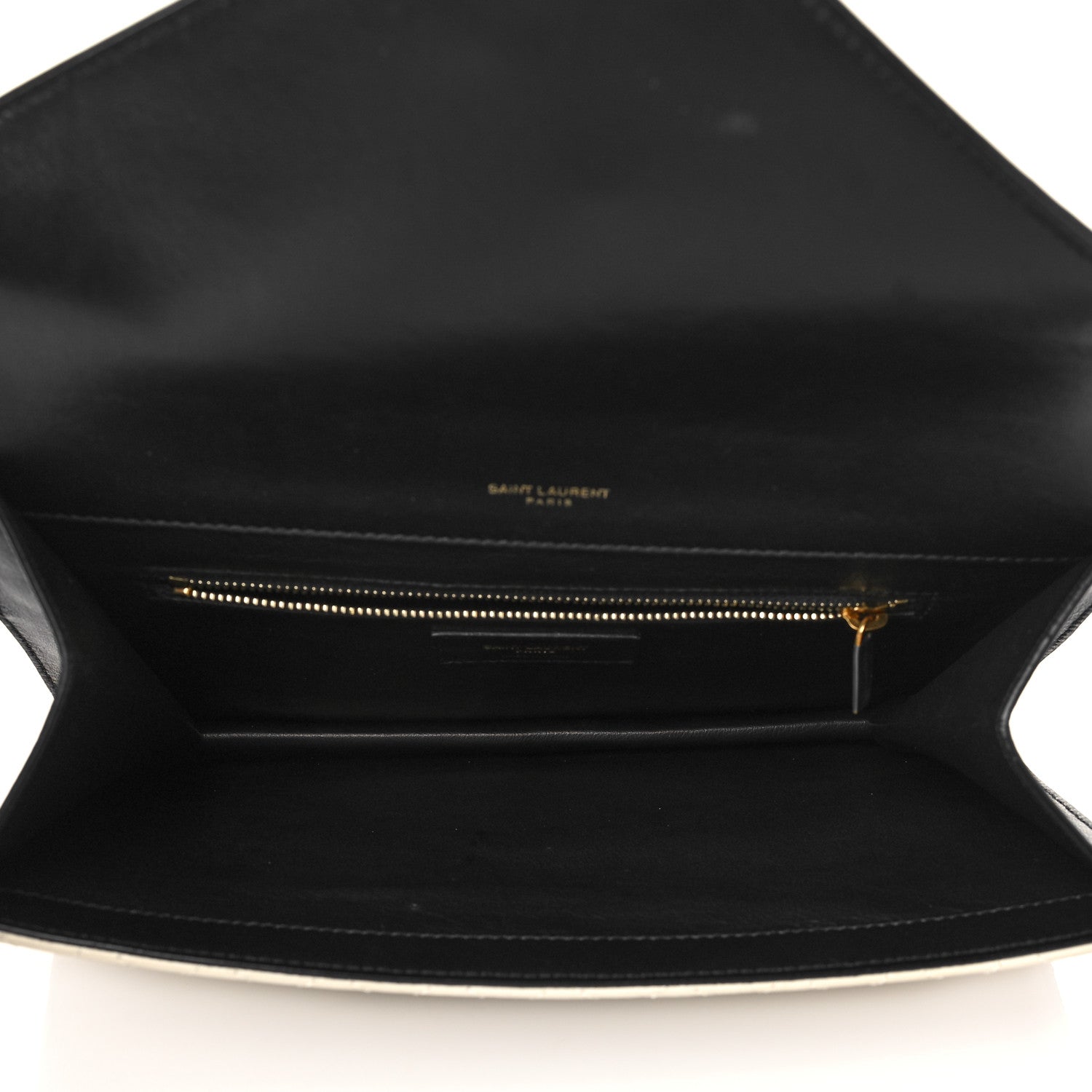 Saint Laurent Vintage Lambskin Gaby Chain Bag Black 5 of 6