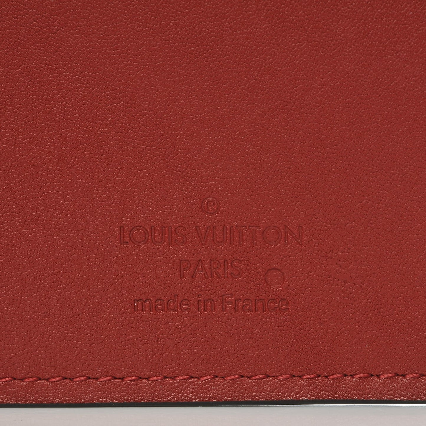 Taurillon Brazza Wallet Rouge