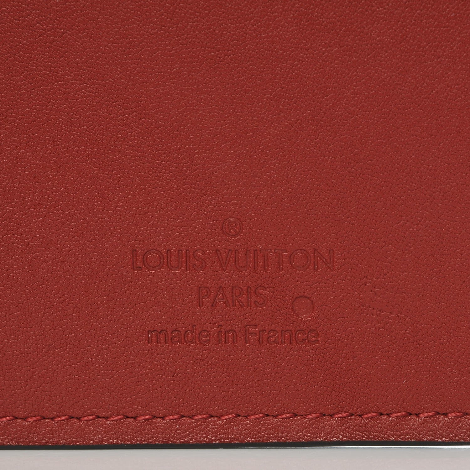 Louis Vuitton Taurillon Brazza Wallet Rouge 6 of 6