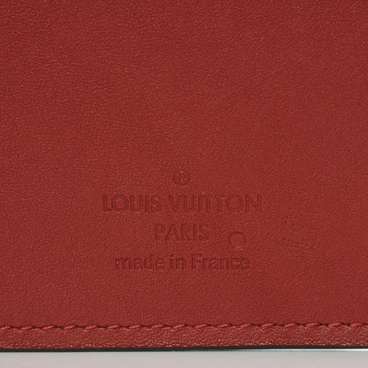 Louis Vuitton Taurillon Brazza Wallet Rouge 6 of 6