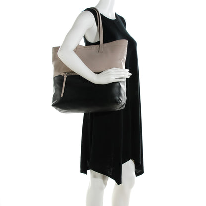 Miu Miu Vitello Soft Calf Shopping Tote Allumino Nero Black 2 of 9