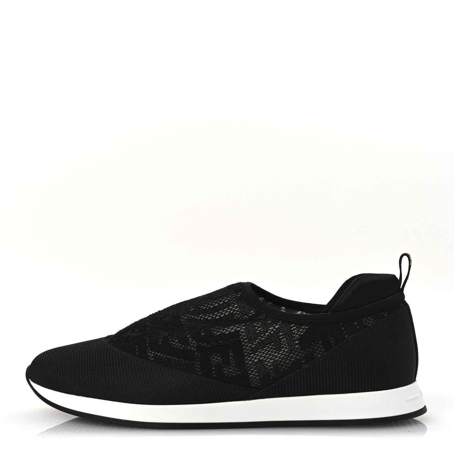 Fendi X SARAH COLEMAN Mesh FF Vertigo Runner Slip On Sneakers 39 Black 1 of 12