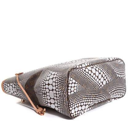 Louis Vuitton Monogram Kusama Waves Neverfull MM White 4 of 7