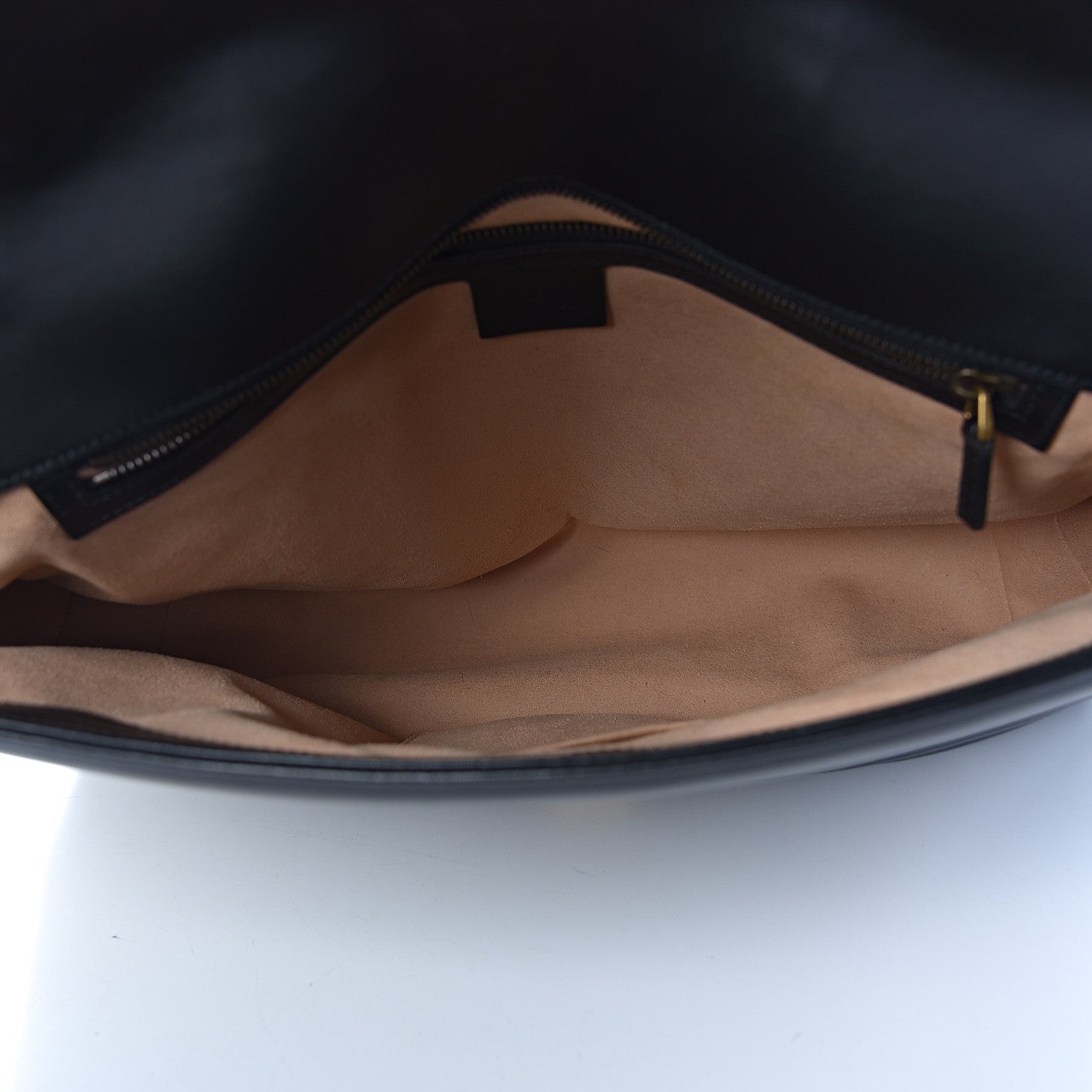 Gucci Calfskin Matelasse Large GG Marmont Shoulder Bag Black 5 of 12