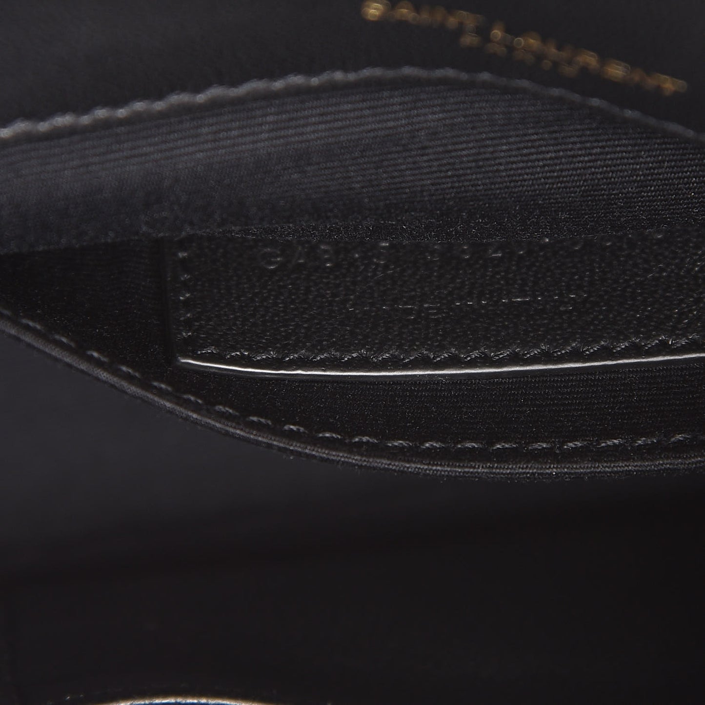 Lambskin Patchwork Monogram Small Jamie Black