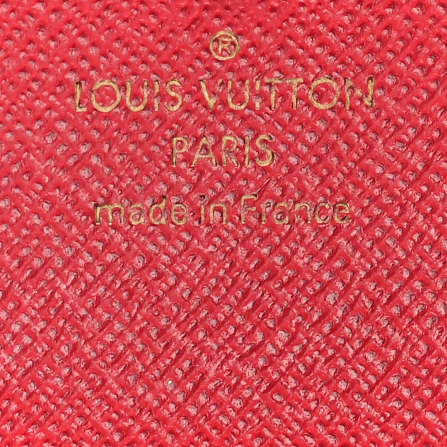 Damier Ebene Studded Sarah Wallet NM Cherry