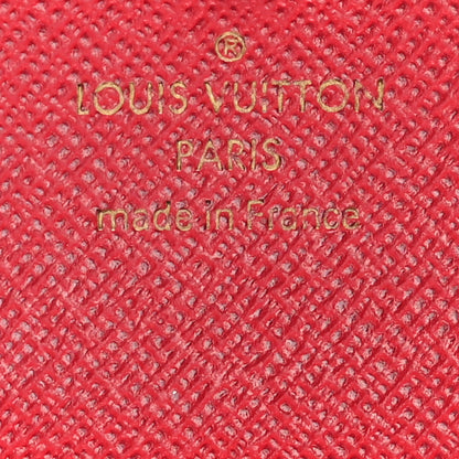 Louis Vuitton Damier Ebene Studded Sarah Wallet NM Cherry 6 of 8