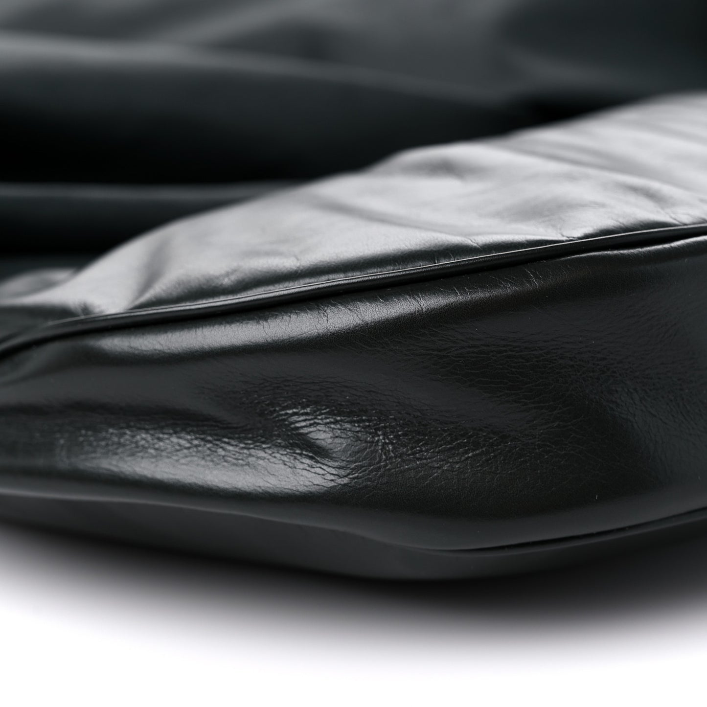 Calfskin Foulard Shoulder Bag Dark Green