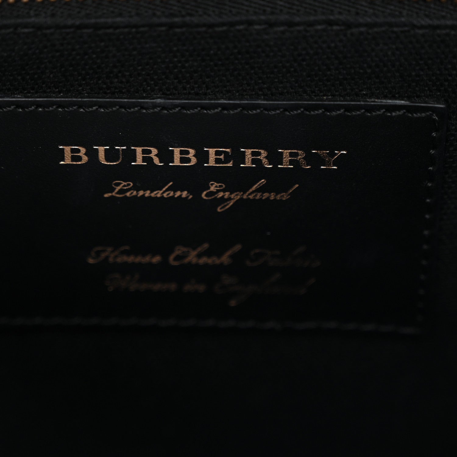 Burberry Grainy Calfskin House Check Medium Banner Tote Tan 7 of 12