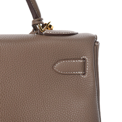 Hermes Togo Kelly Retourne 32 Etoupe 38 of 40