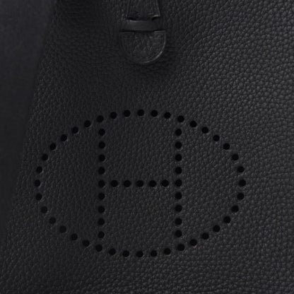 Hermes Taurillon Clemence Evelyne TPM Black 10 of 11