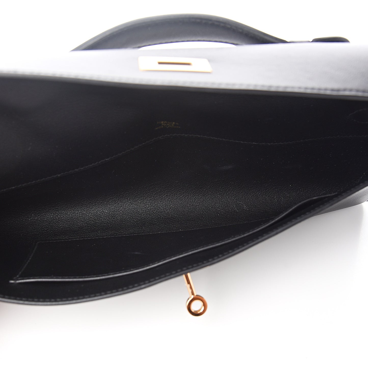 Swift Kelly Cut Clutch Pochette Black