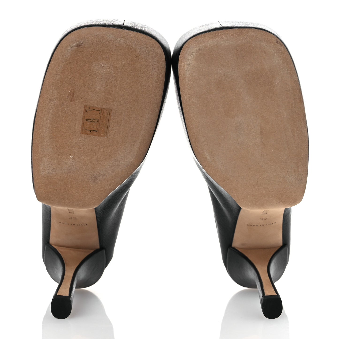 Stretch Nappa The Bold Mules 39 Black
