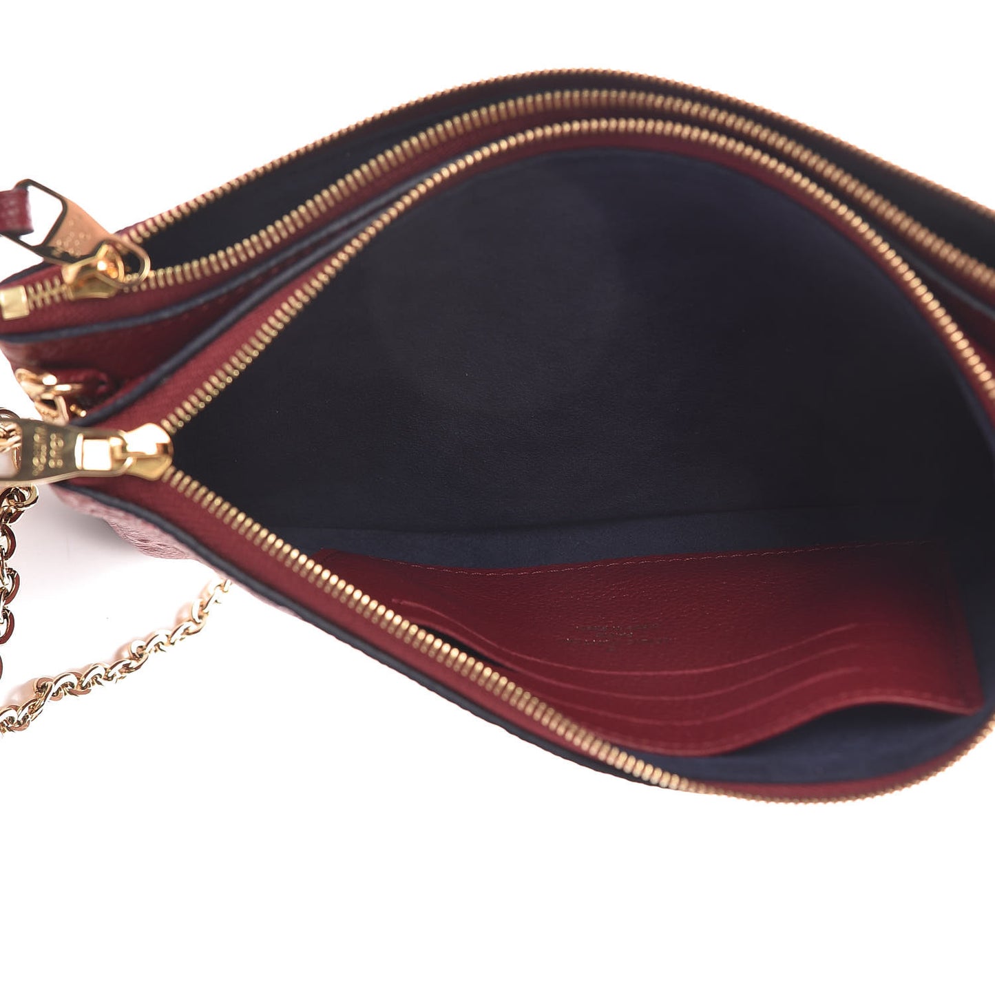 Empreinte Double Zip Pochette Cherry Berry