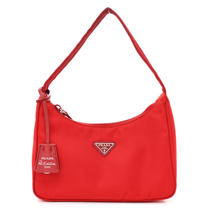 Prada Tessuto Nylon Mini Re-Edition 2000 Bag Rosso 1 of 12