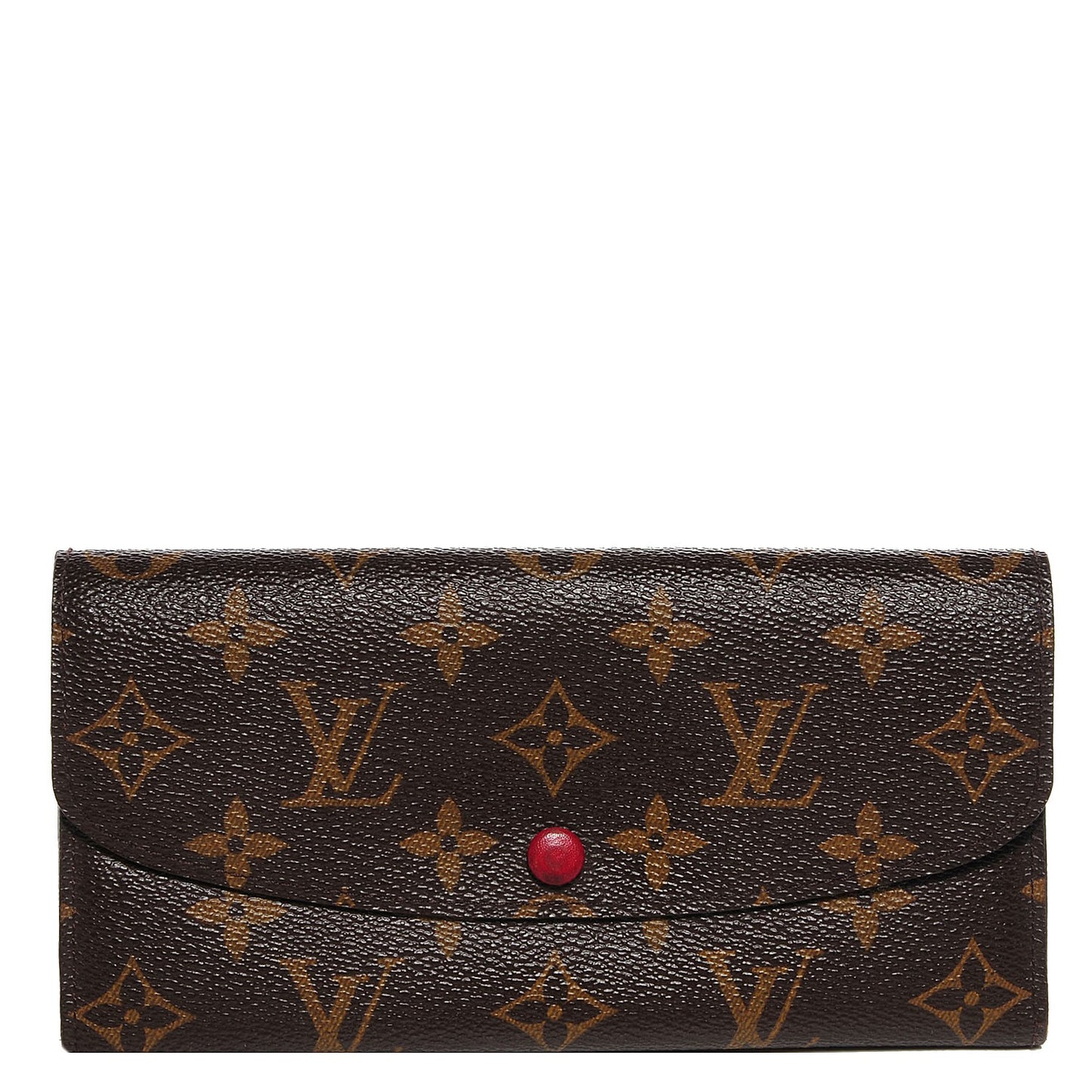 Monogram Emilie Wallet Red