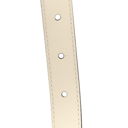 Gucci Calfskin Double G 20mm Belt 70 28 Mystic White 4 of 5