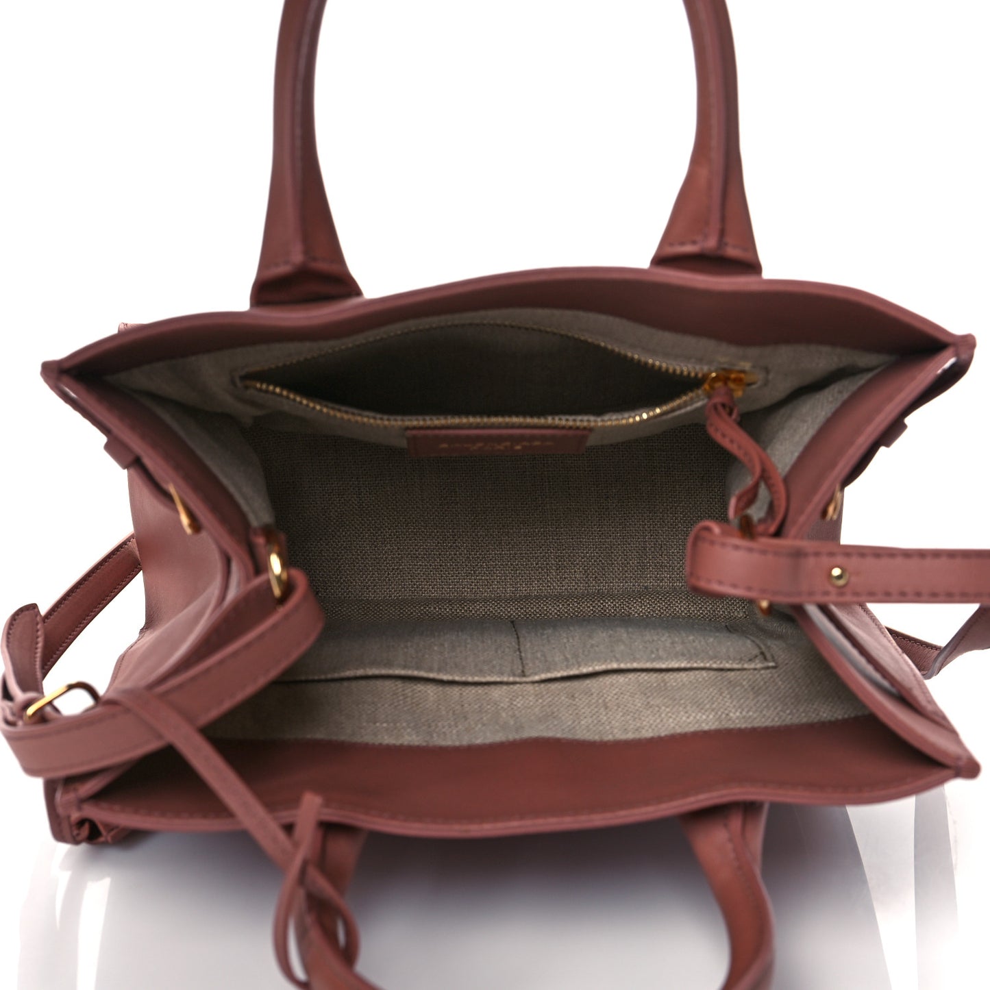 Calfskin Padlock Mini All Afternoon Tote Pink