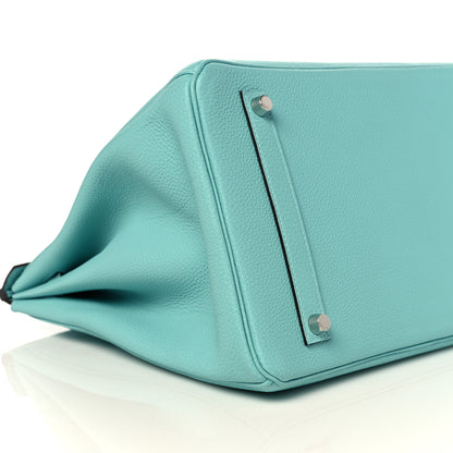 Hermes Togo Birkin 35 Bleu Atoll 8 of 33